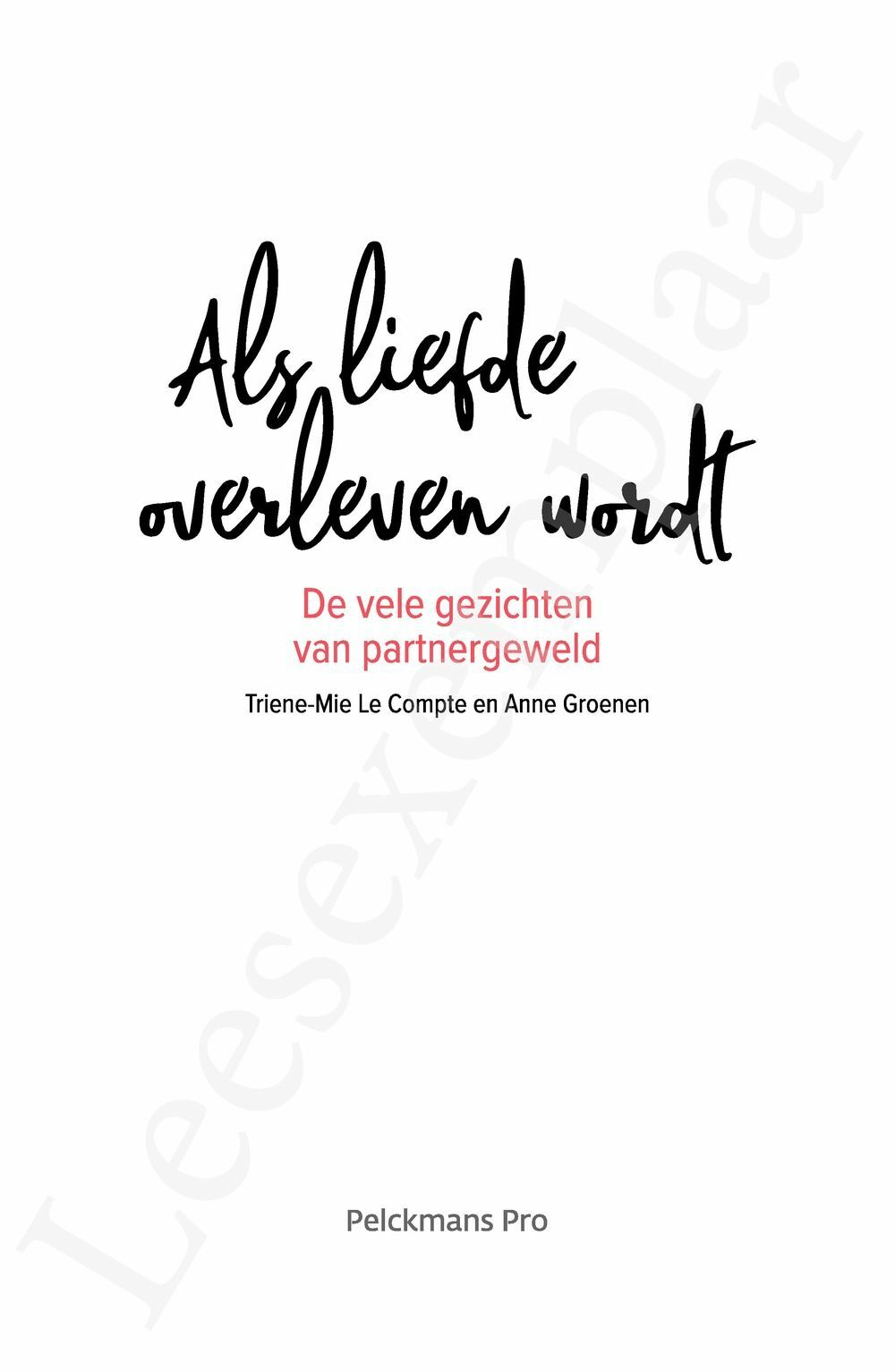 Preview: Als liefde overleven wordt