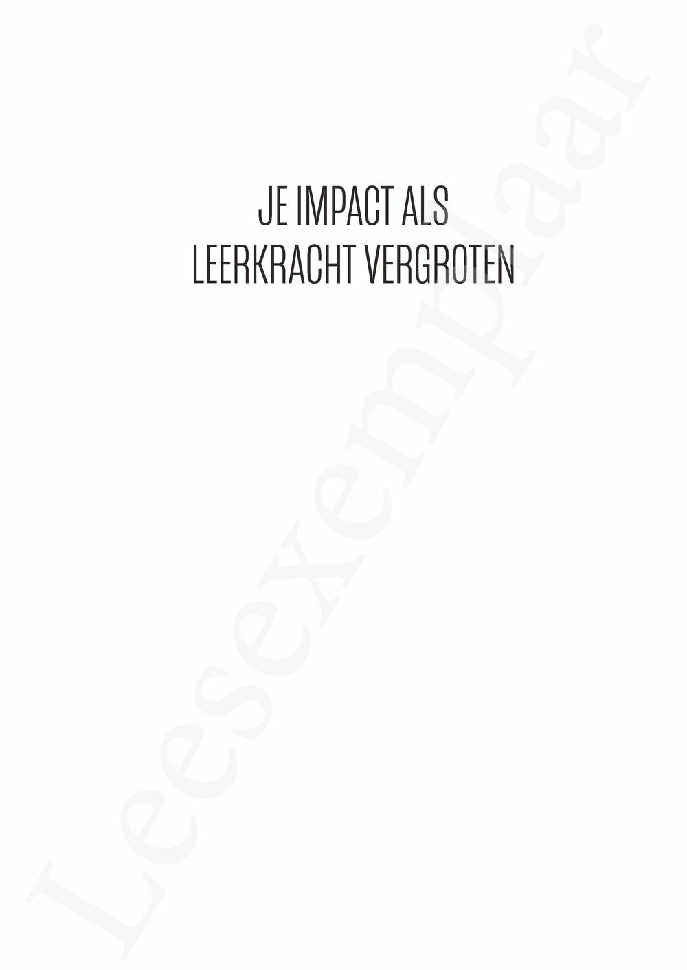 Preview: Je impact als leerkracht vergroten