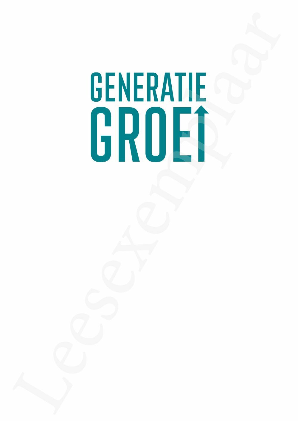 Preview: Generatie groei