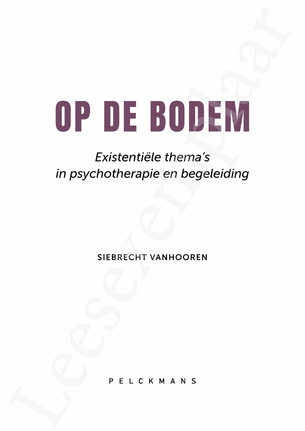 Preview: Op de bodem