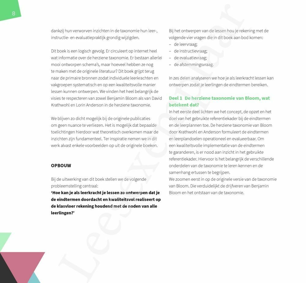 Preview: De herziene taxonomie van Bloom in de klas