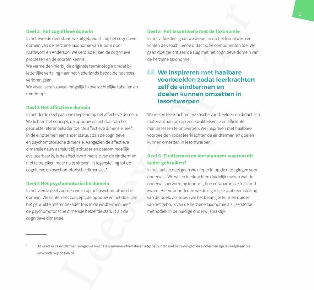 Preview: De herziene taxonomie van Bloom in de klas