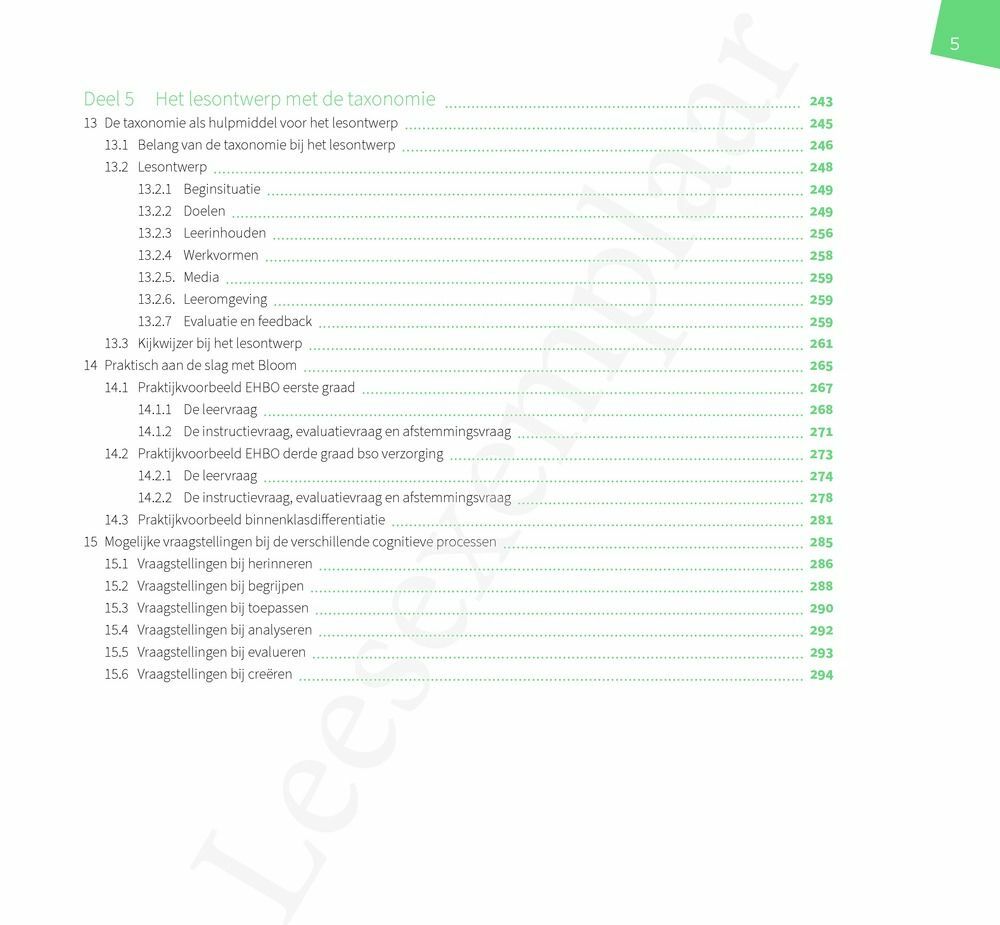 Preview: De herziene taxonomie van Bloom in de klas