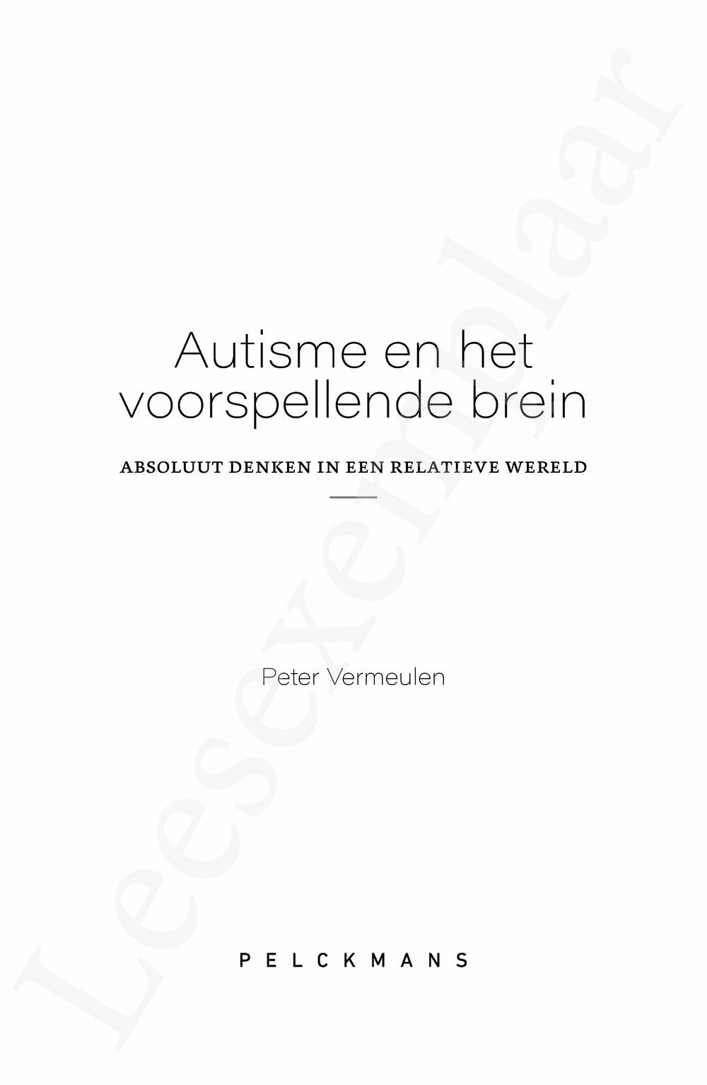 Preview: Autisme en het voorspellende brein