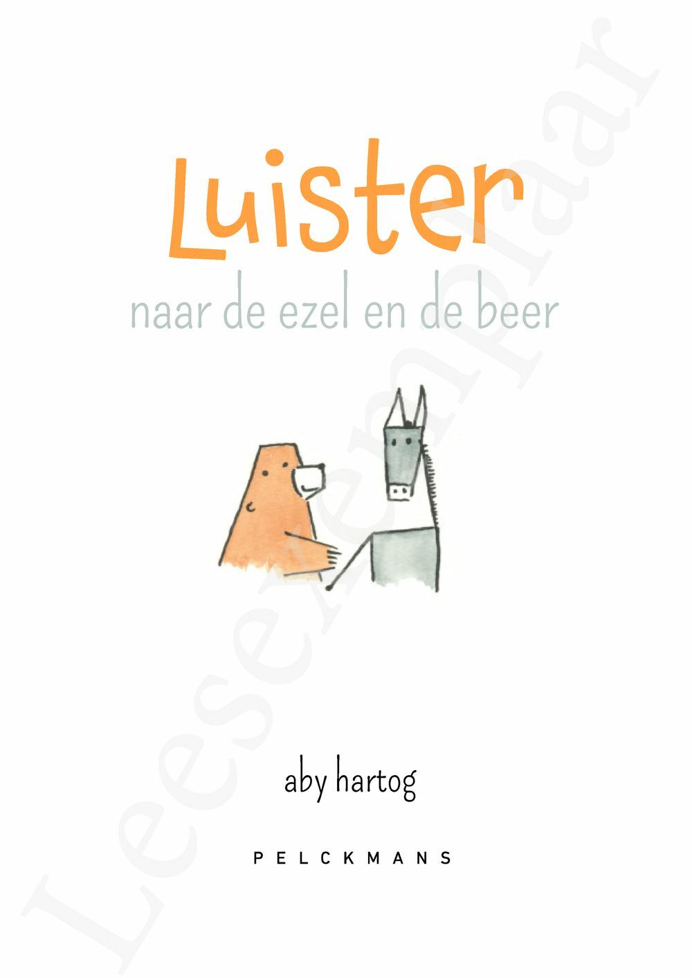 Preview: Luister naar de ezel en de beer