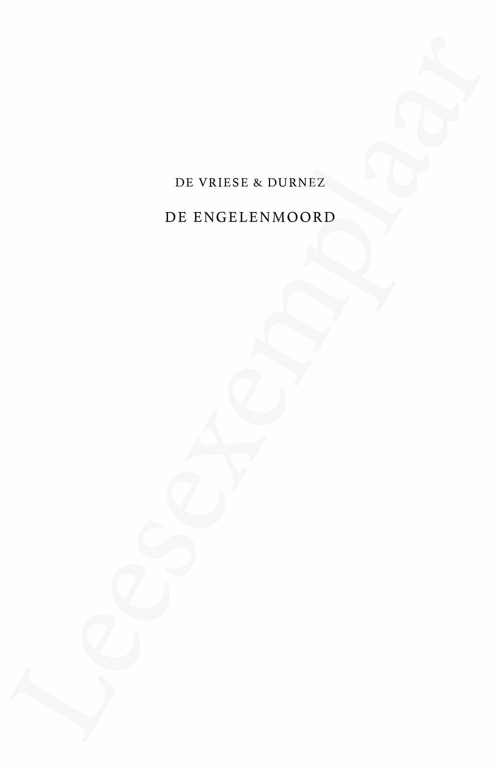 Preview: De Engelenmoord