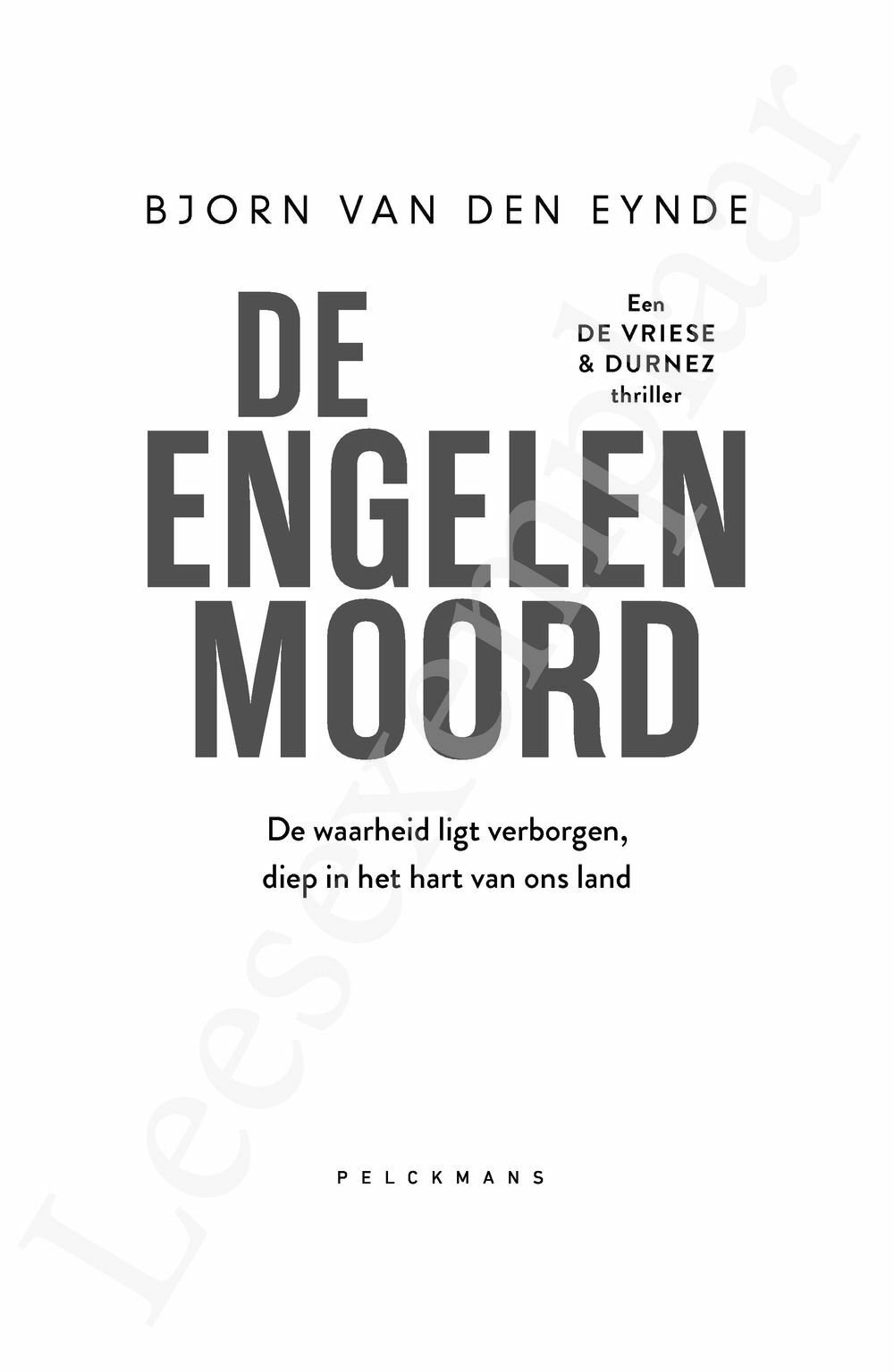 Preview: De engelenmoord