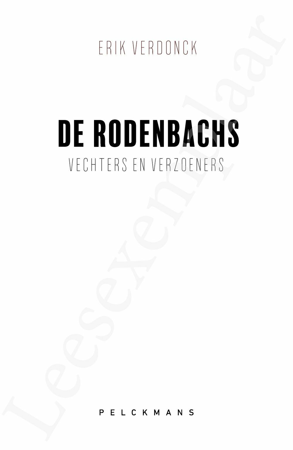 Preview: De Rodenbachs