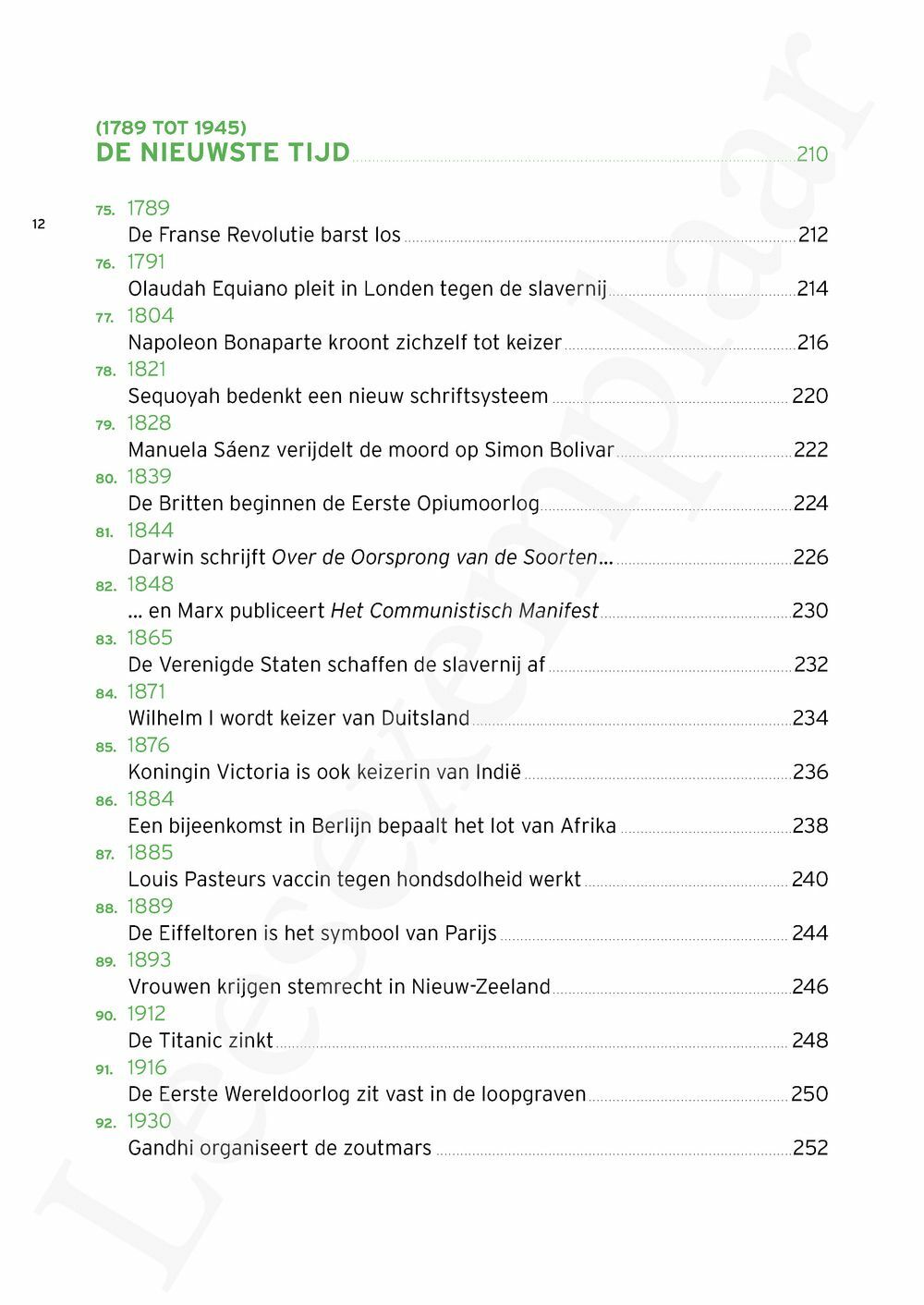 Preview: Een kleine wereldgeschiedenis in 100 grote data