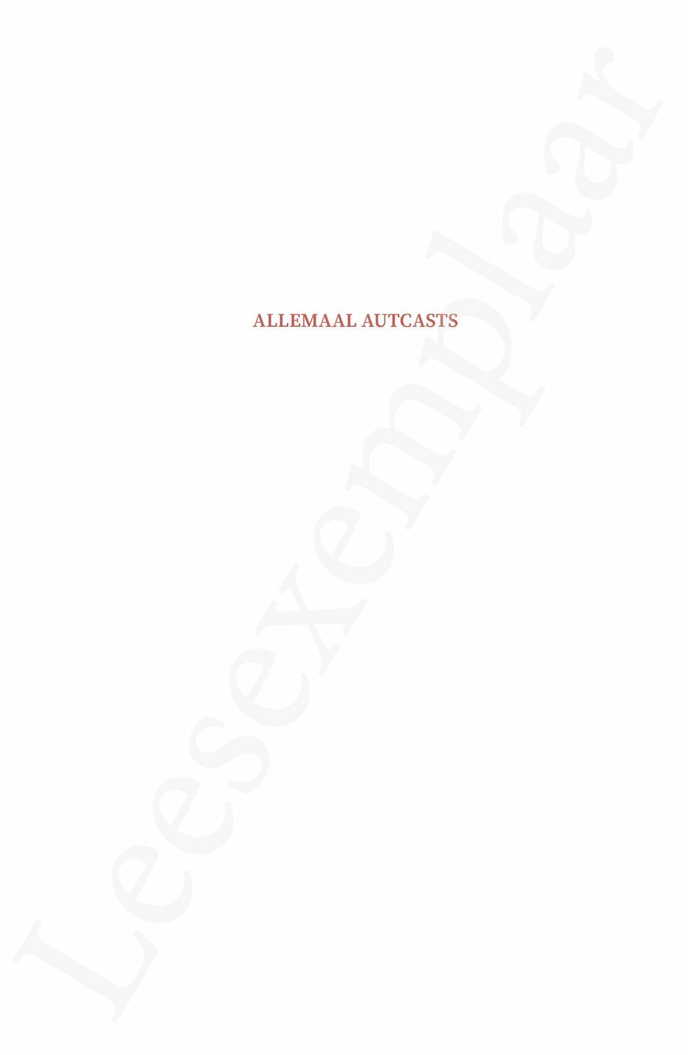 Preview: Allemaal autcasts
