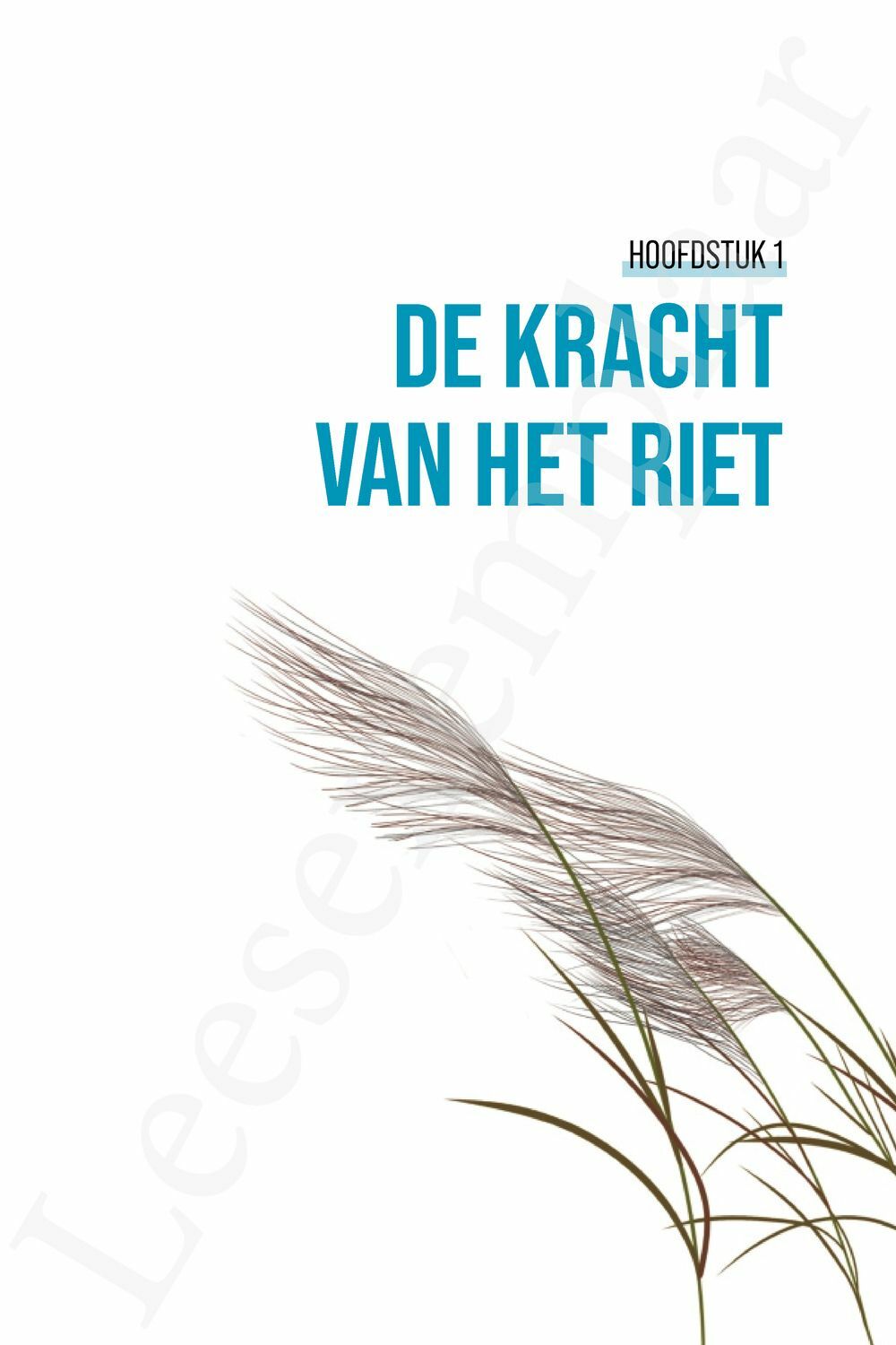 Preview: Riet breekt niet