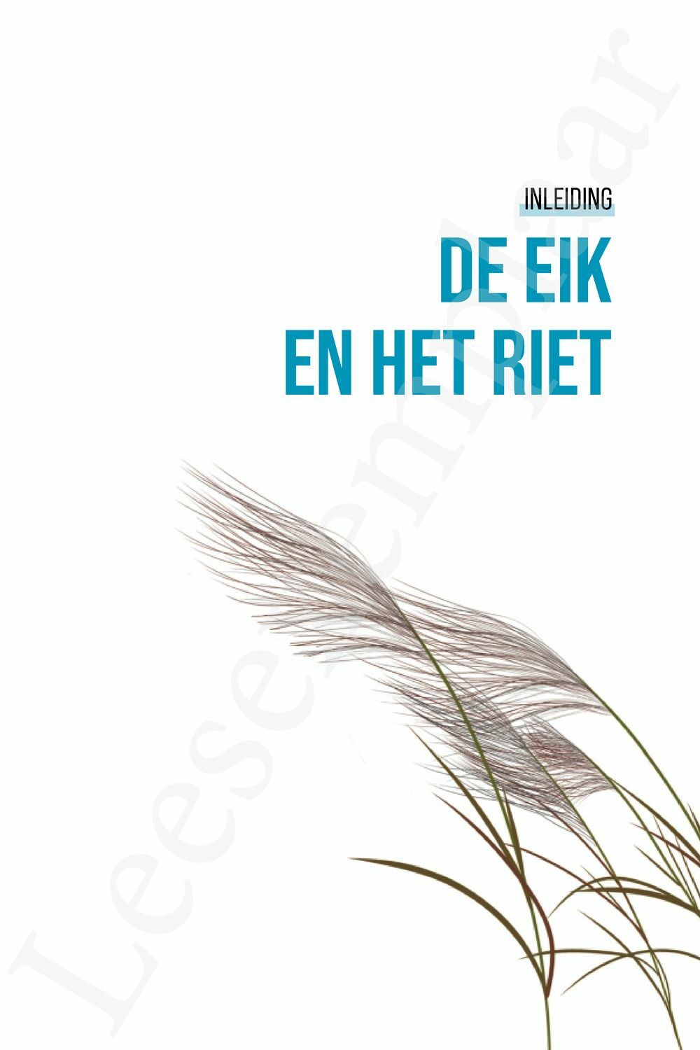 Preview: Riet breekt niet