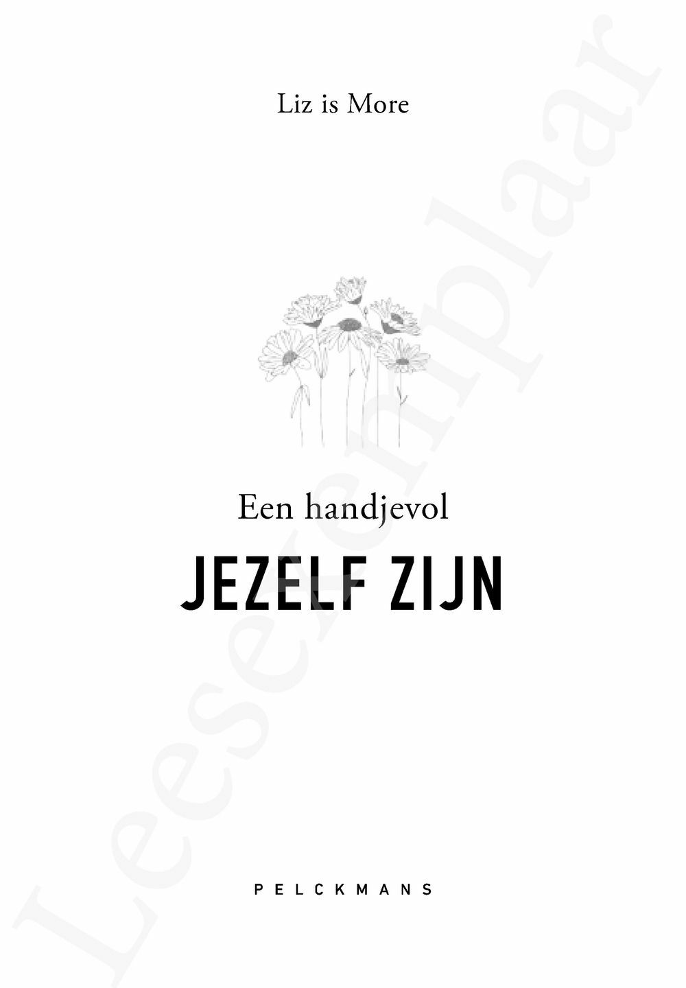 Preview: Een handjevol JEZELF ZIJN