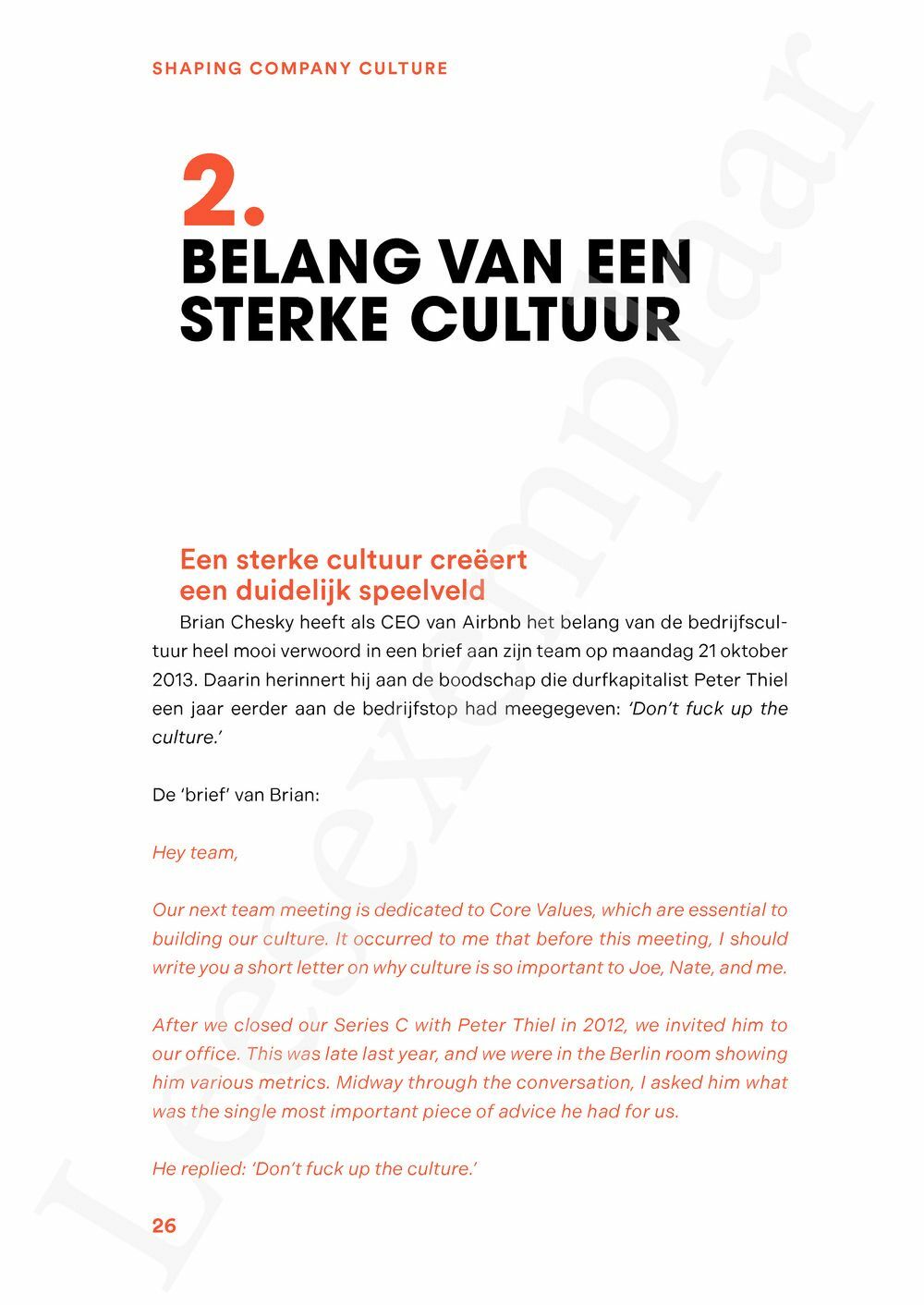 Preview: Shaping company culture