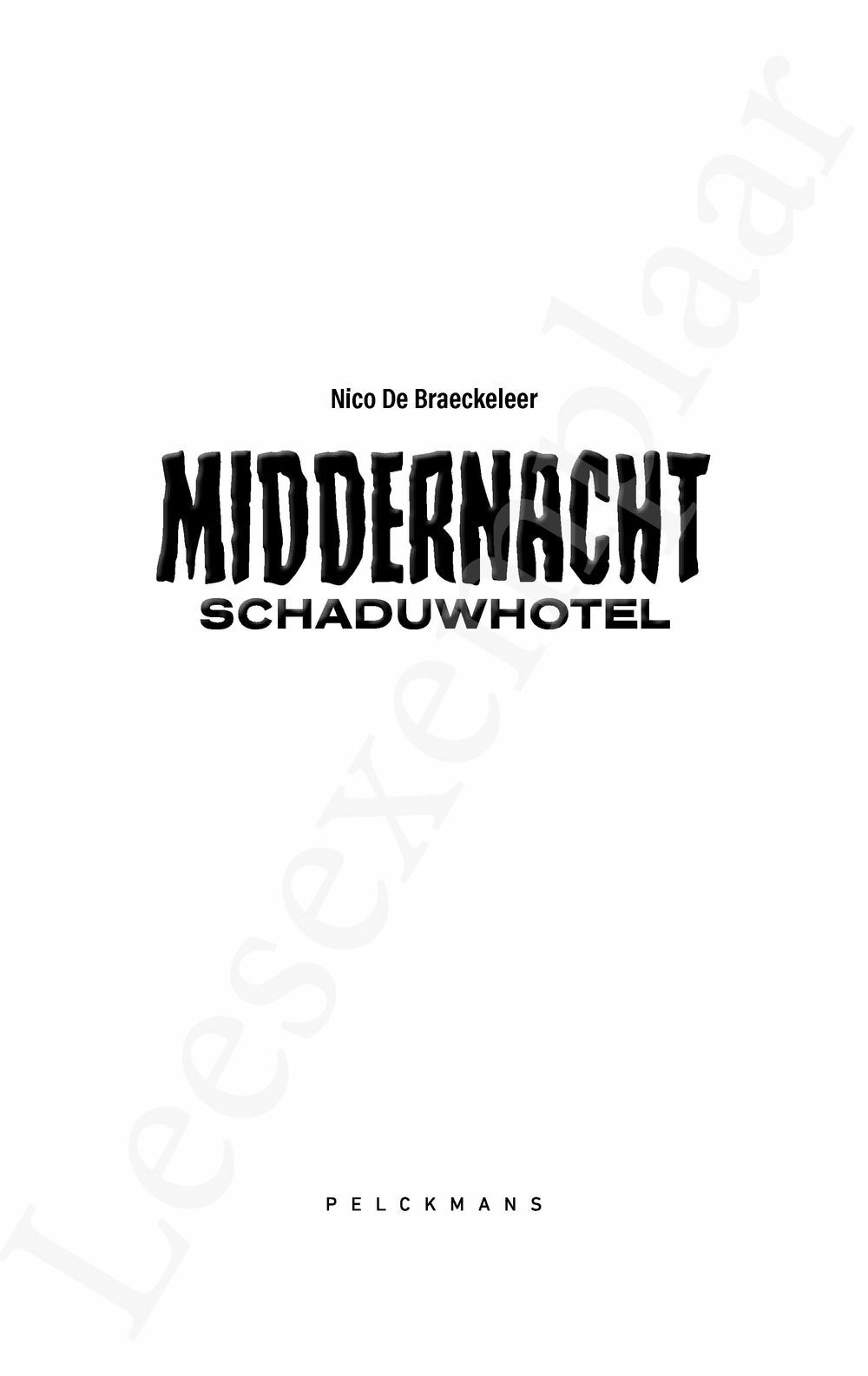 Preview: Middernacht - Schaduwhotel