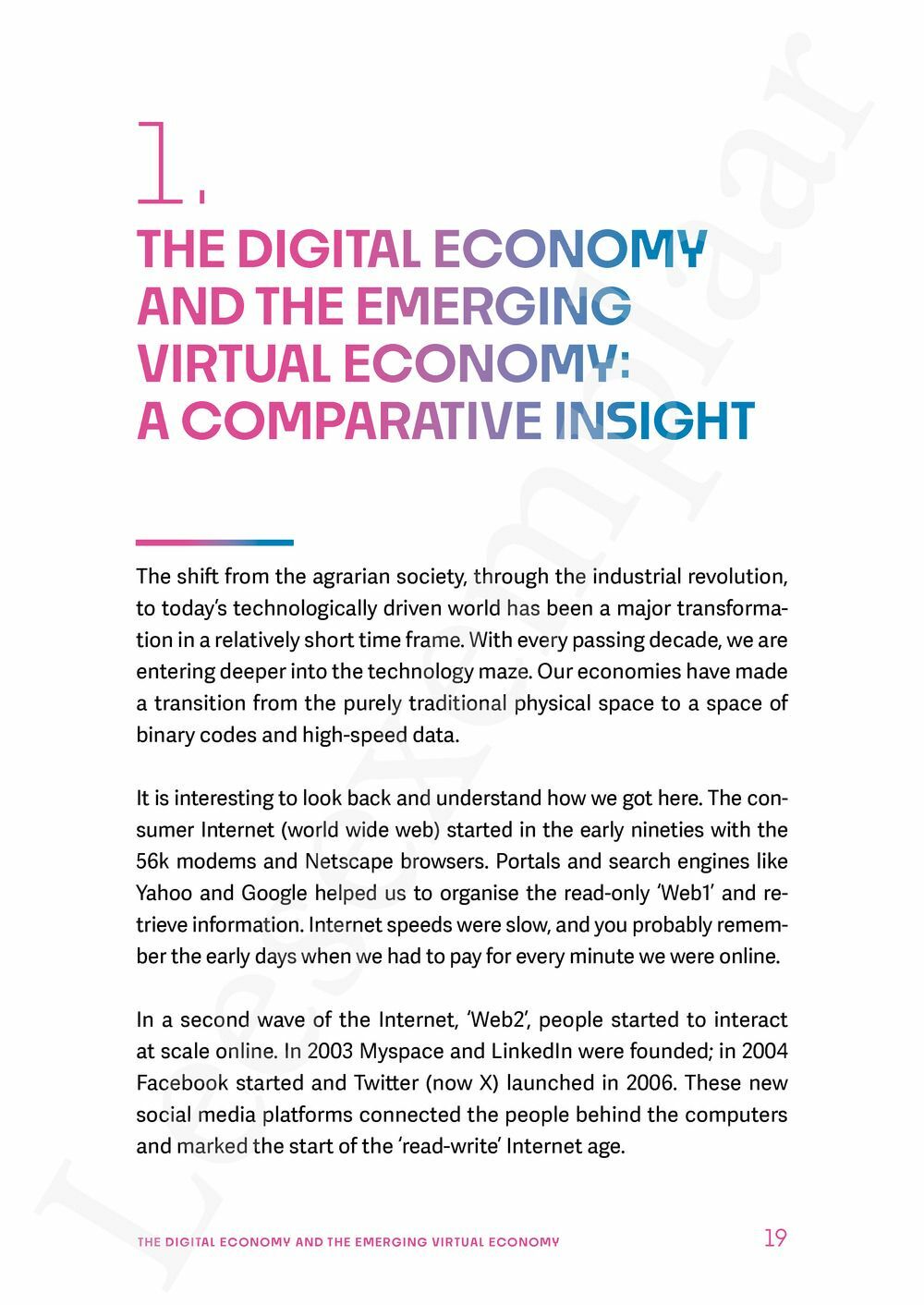 Preview: The Virtual Economy