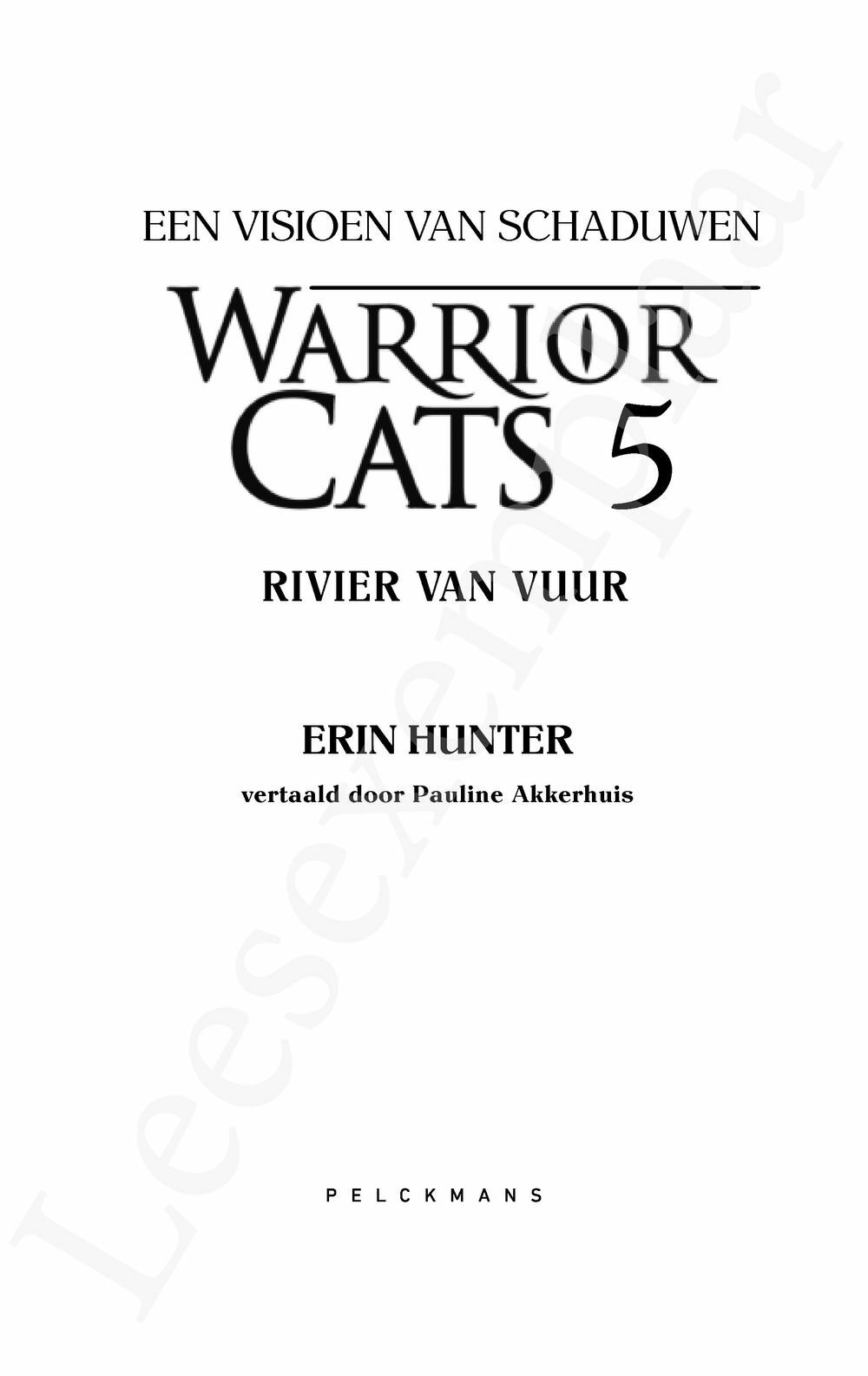 Preview: Warrior Cats - Een visioen van schaduwen: Rivier van vuur