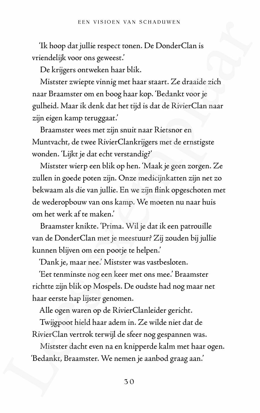 Preview: Warrior Cats - Een visioen van schaduwen: Donkere nacht