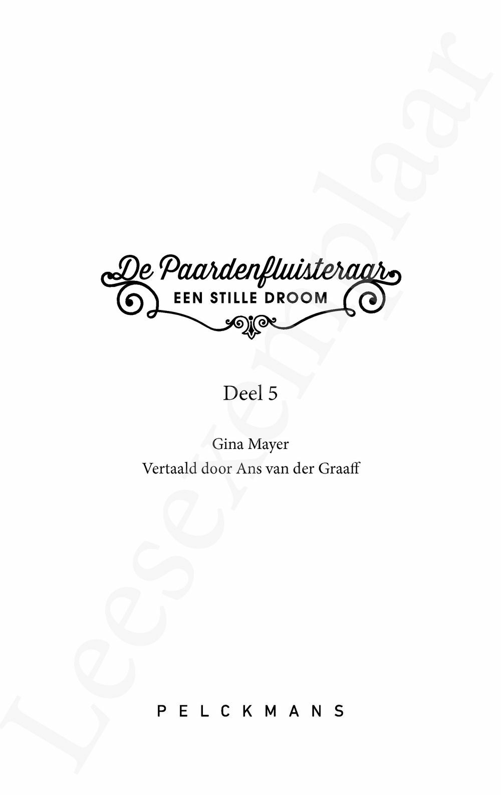 Preview: De Paardenfluisteraar 5 - Een stille droom