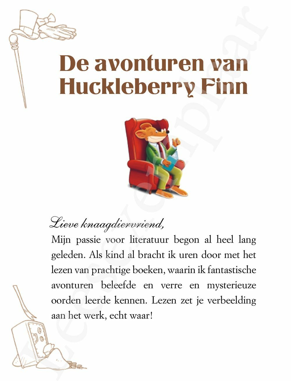 Preview: Geronimo Stilton - Huckleberry Finn