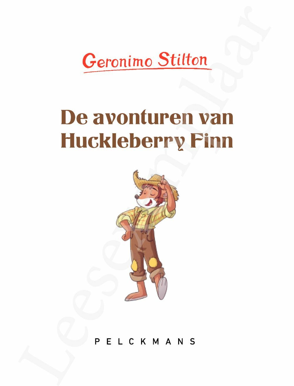 Preview: Geronimo Stilton - Huckleberry Finn