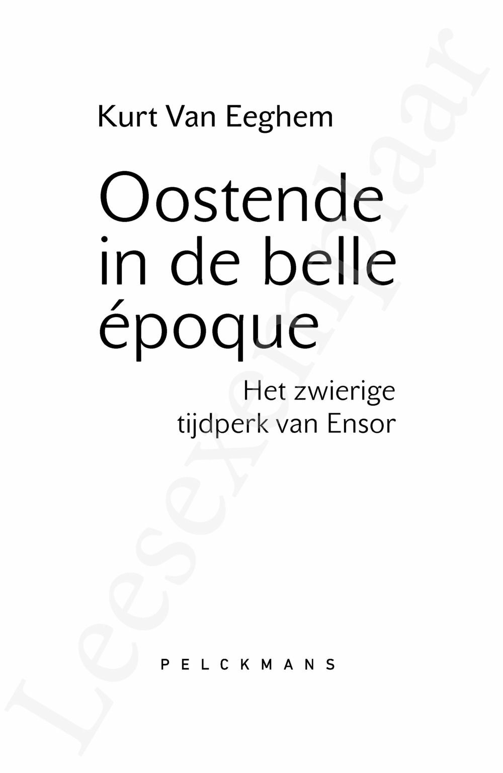 Preview: Oostende in de belle époque