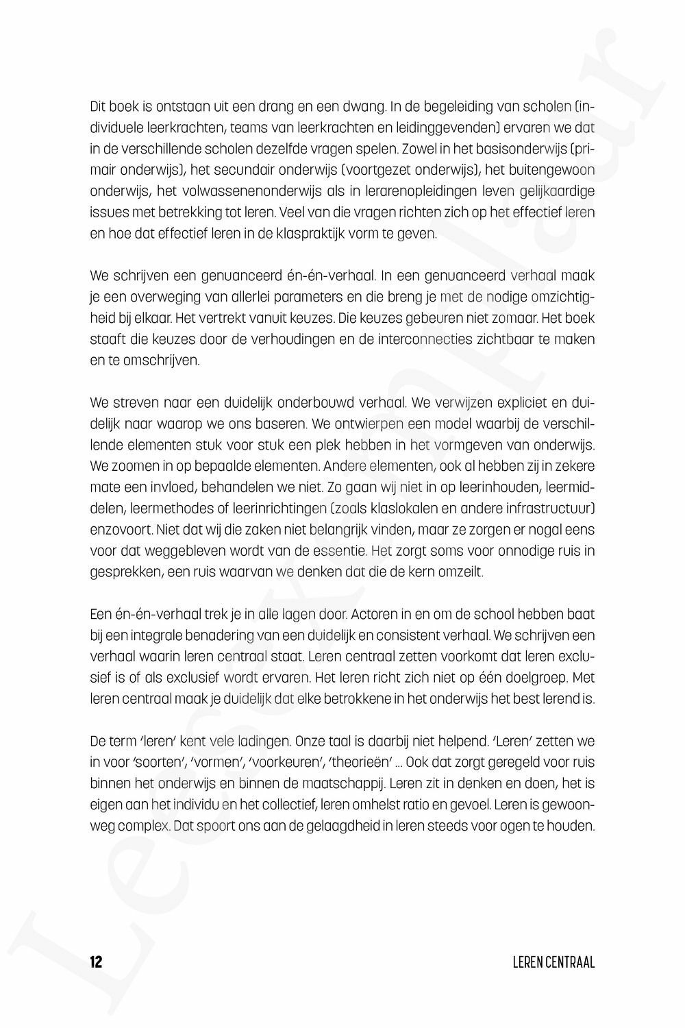 Preview: Leren centraal