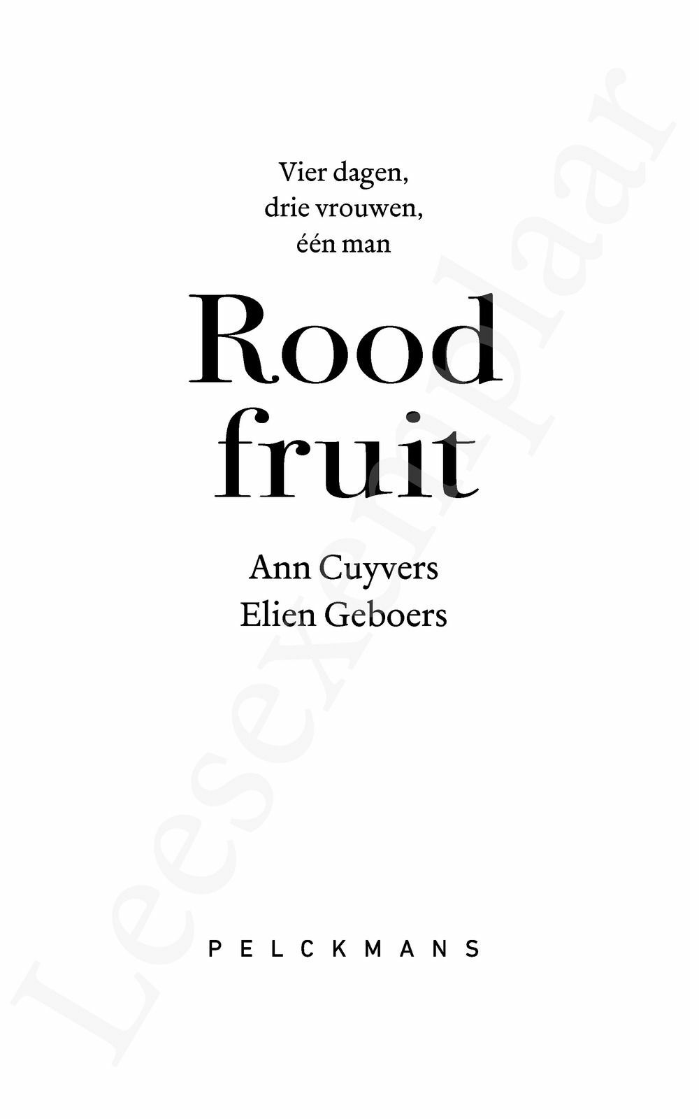 Preview: Rood fruit