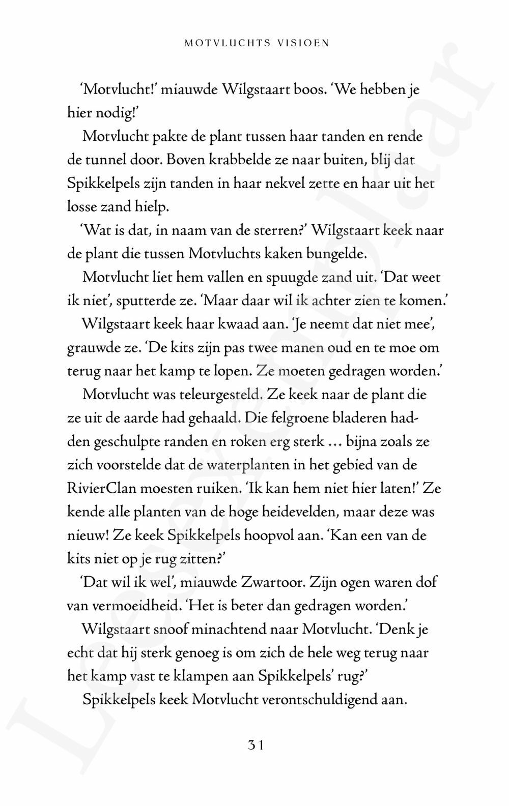 Preview: Warrior Cats - Supereditie: Motvluchts visioen