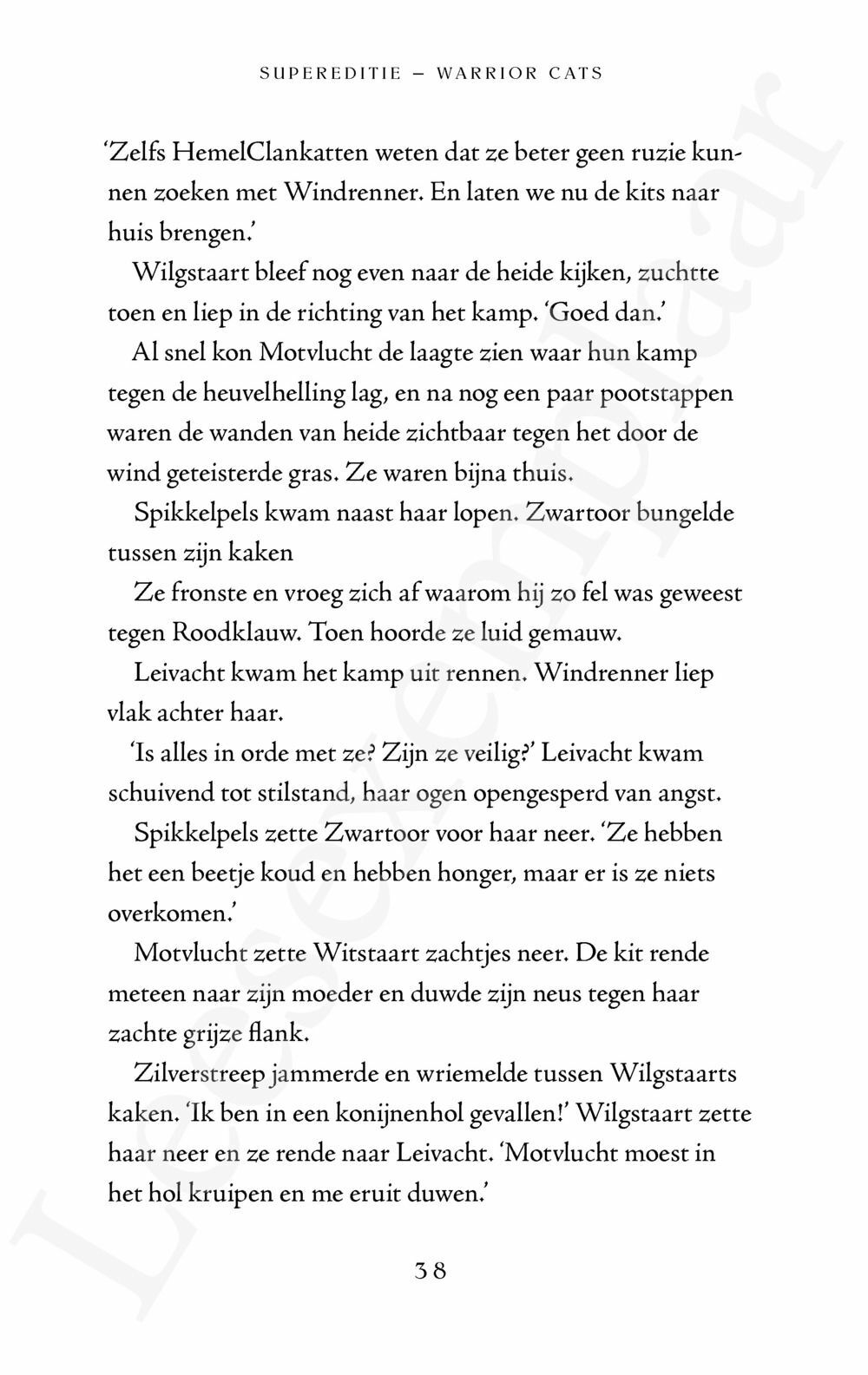 Preview: Warrior Cats - Supereditie: Motvluchts visioen