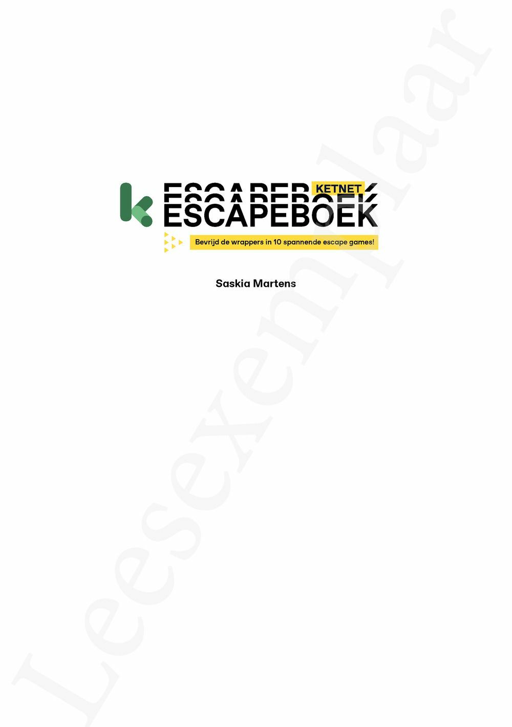 Preview: Ketnet - Escapeboek