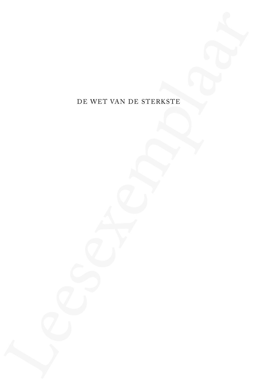 Preview: De wet van de sterkste