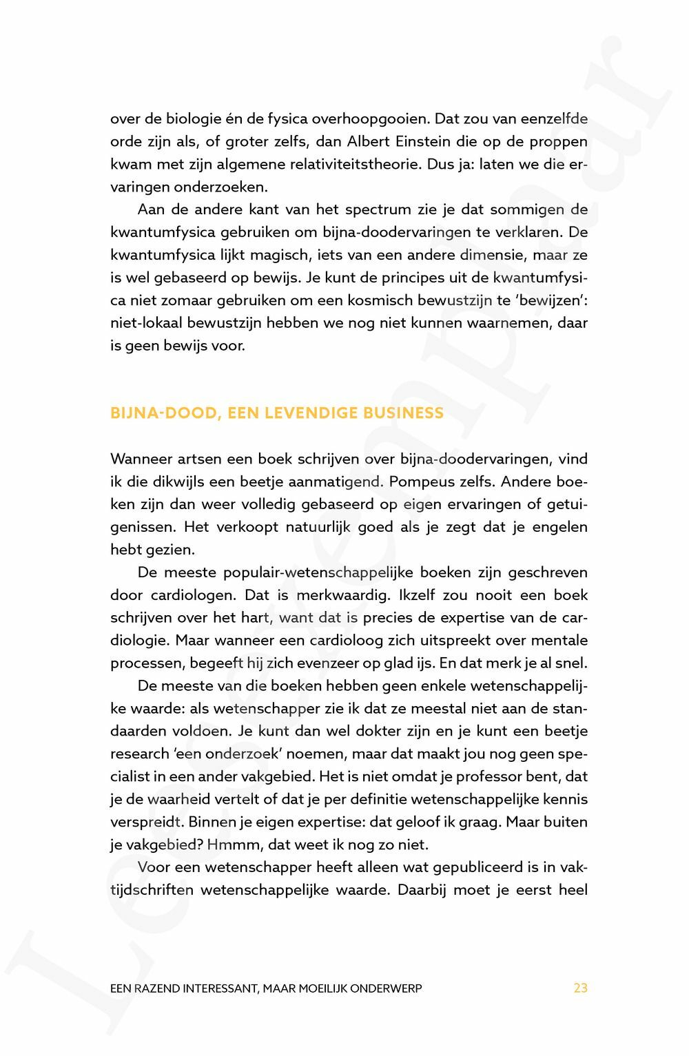 Preview: Bijna dood