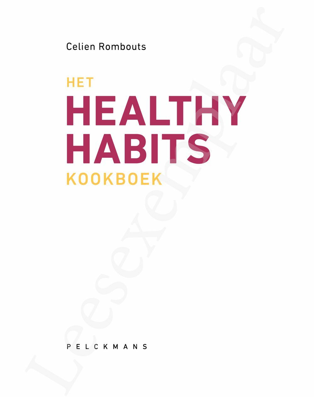 Preview: Het Healthy Habits Kookboek
