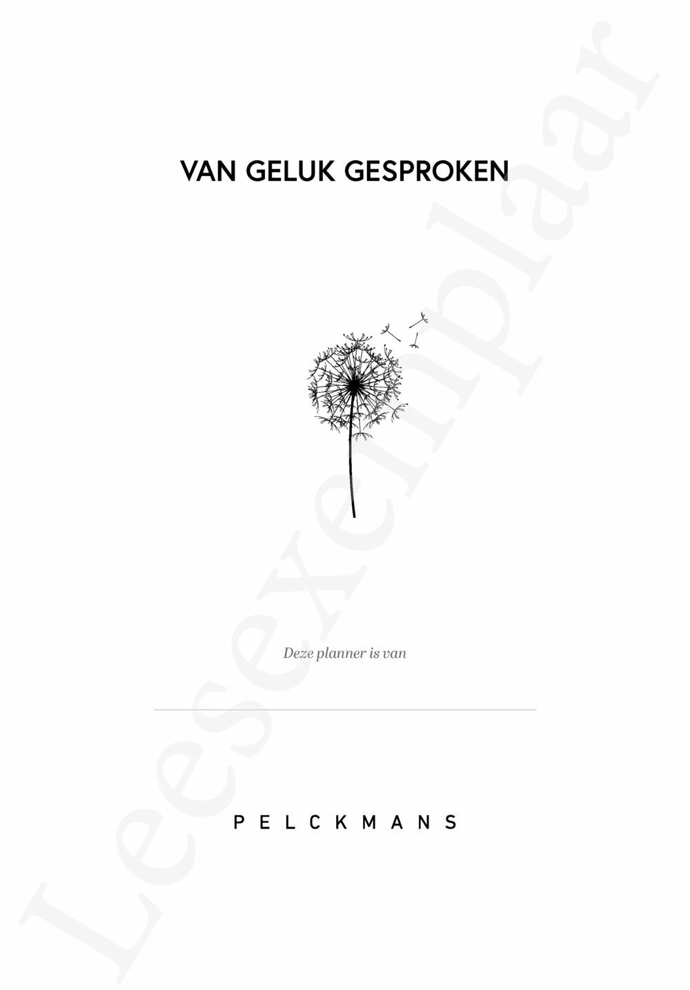 Preview: Van geluk gesproken