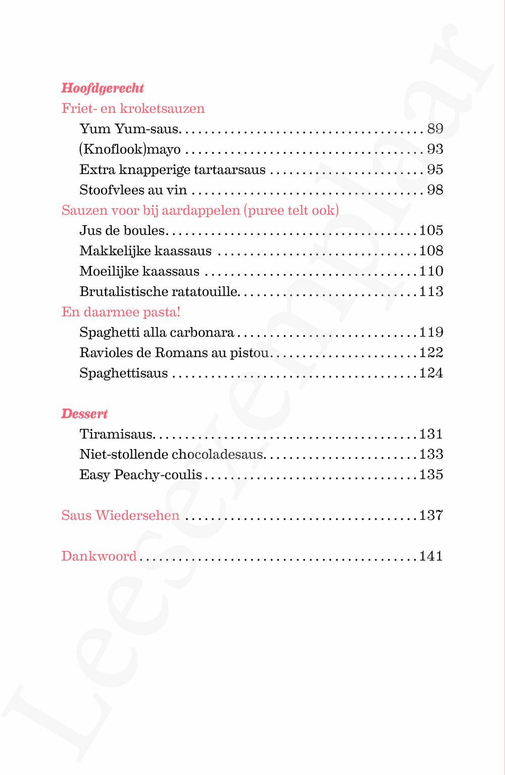 Preview: Saus is de beste saus