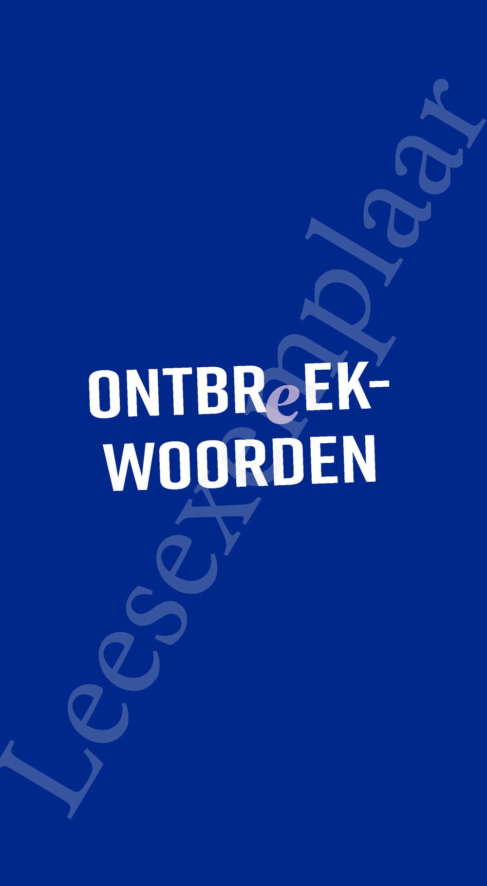 Preview: Het grote ontbreekwoordenboek