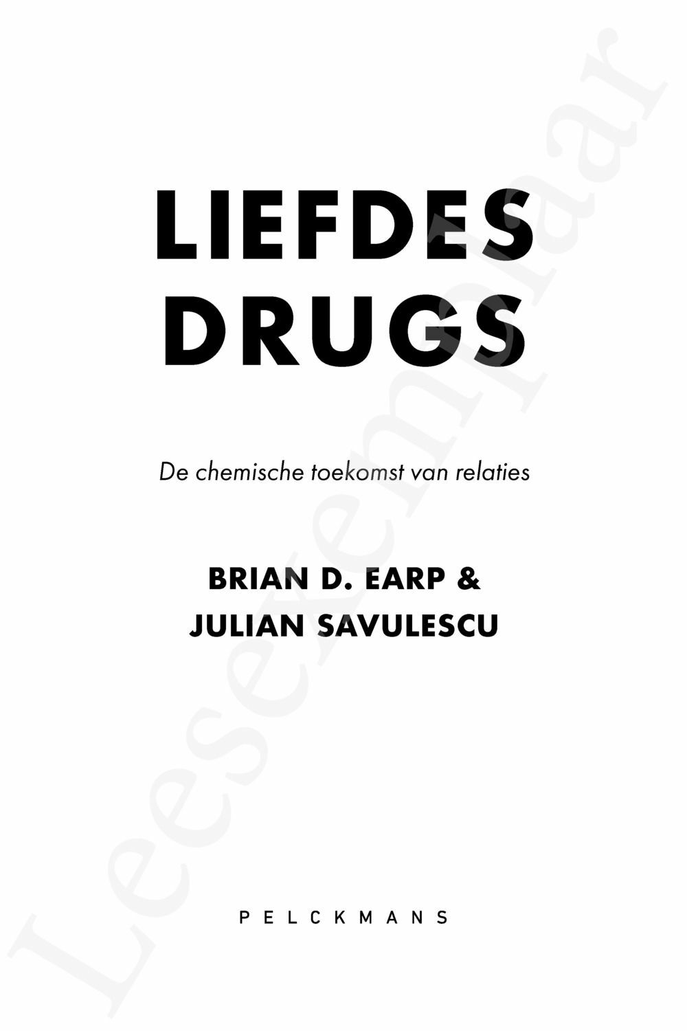 Preview: Liefdesdrugs. De chemische toekomst van relaties