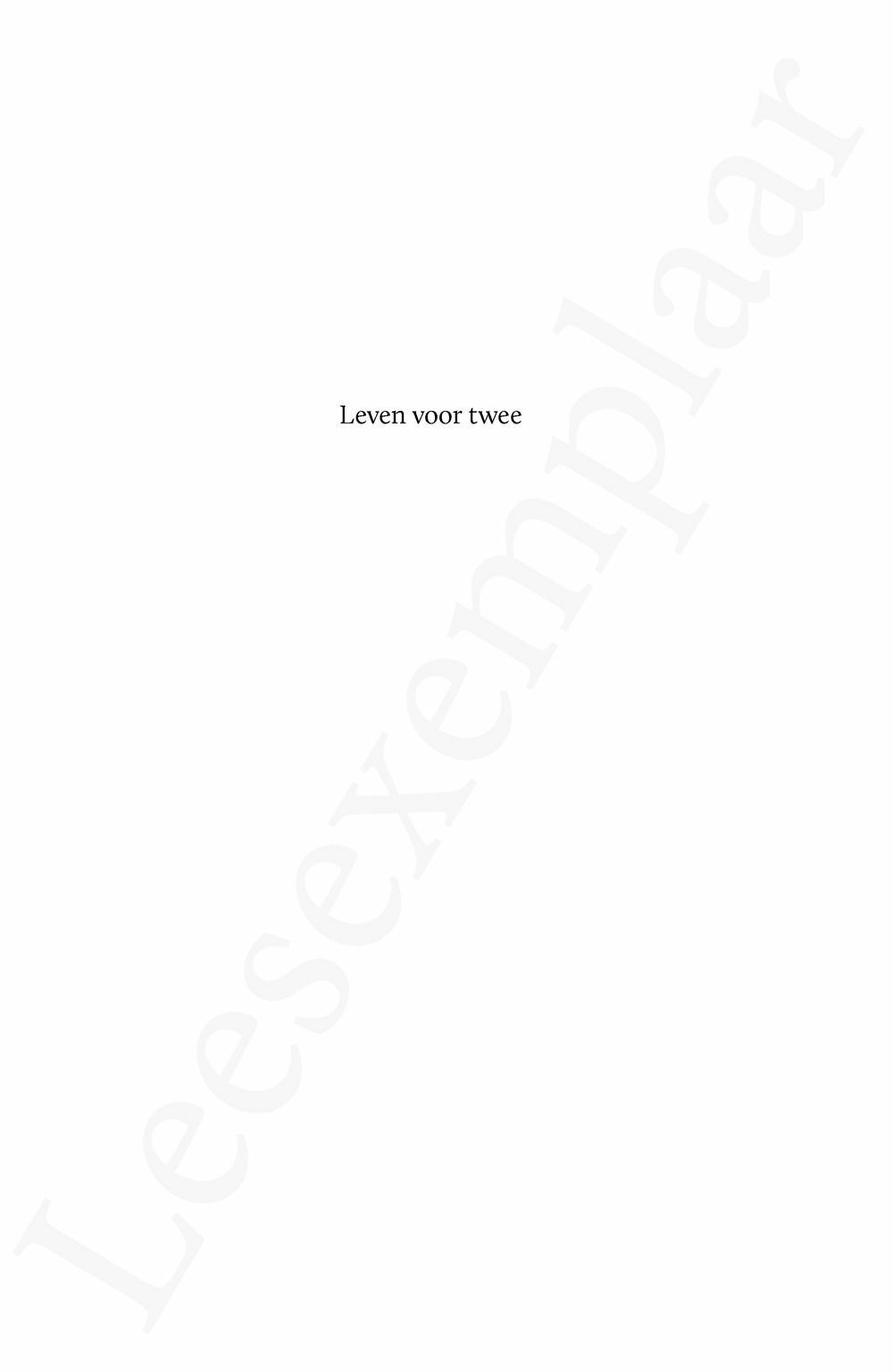 Preview: Leven voor twee
