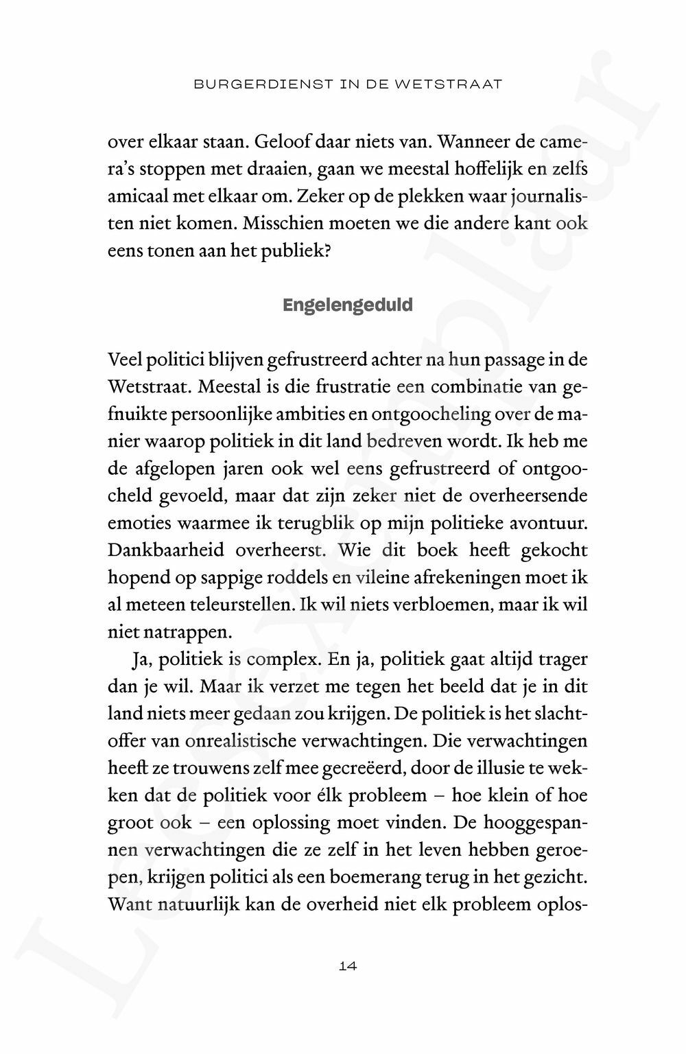 Preview: Burgerdienst in de Wetstraat