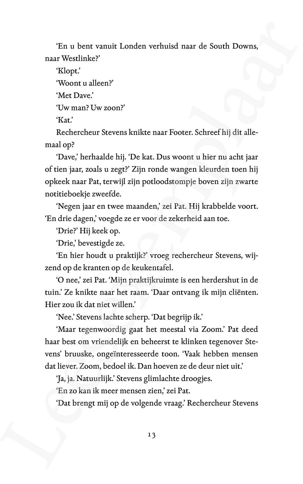 Preview: Moord in therapie