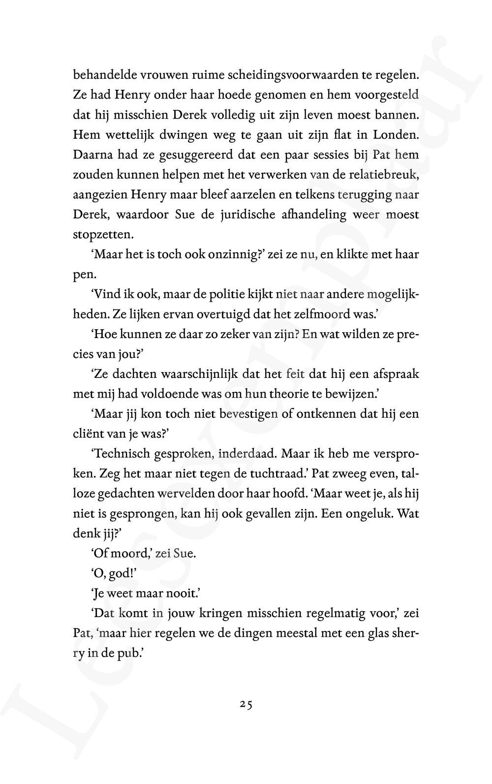 Preview: Moord in therapie