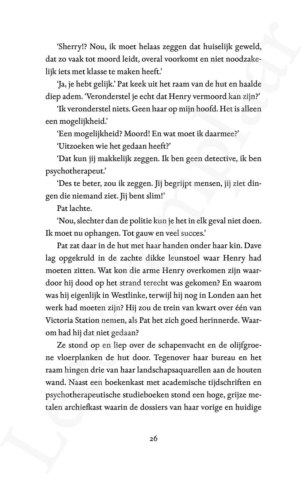 Preview: Moord in therapie