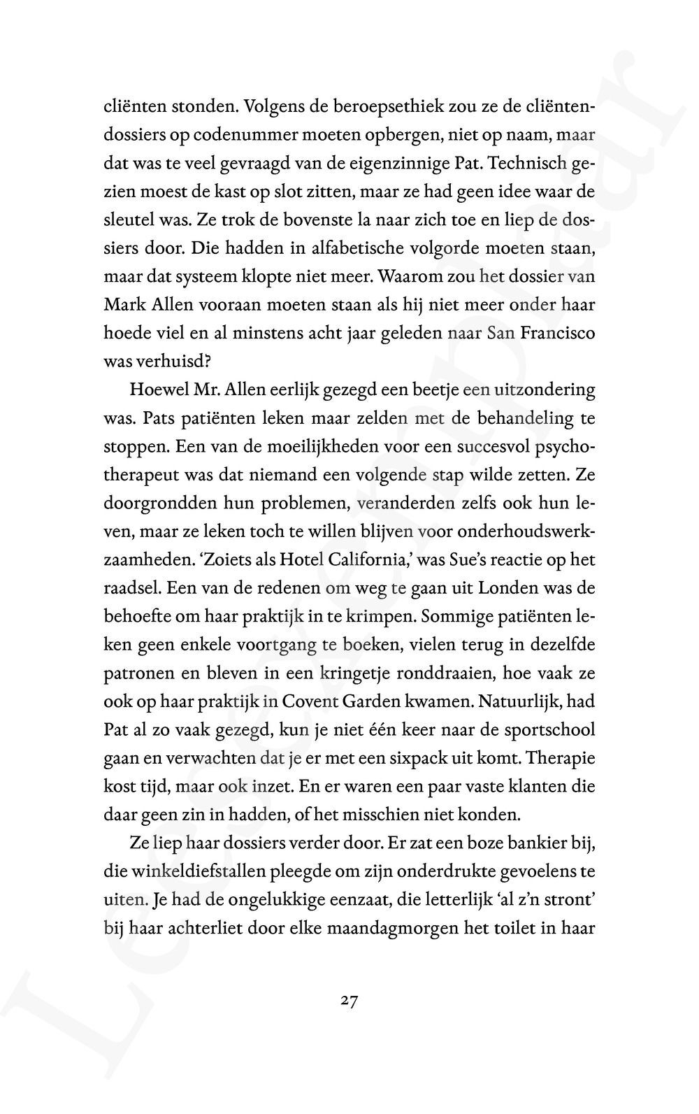 Preview: Moord in therapie
