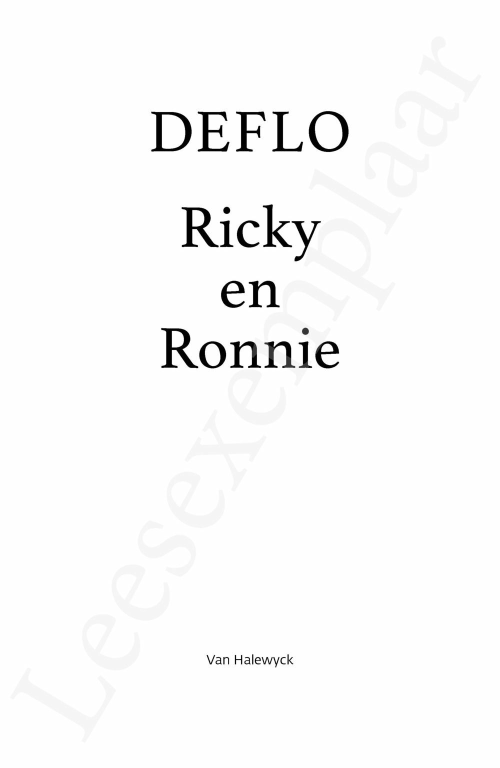 Preview: Ricky en Ronnie