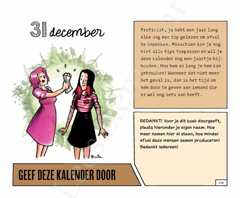 Preview: Zero waste kalender