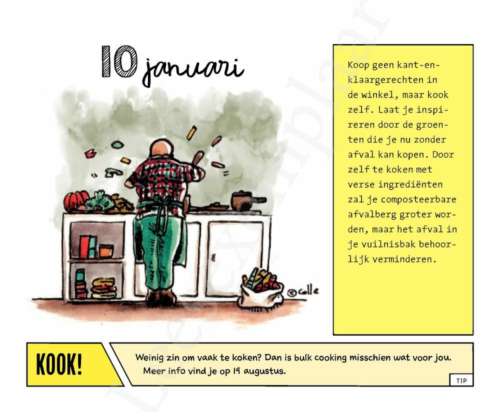 Preview: Zero waste kalender