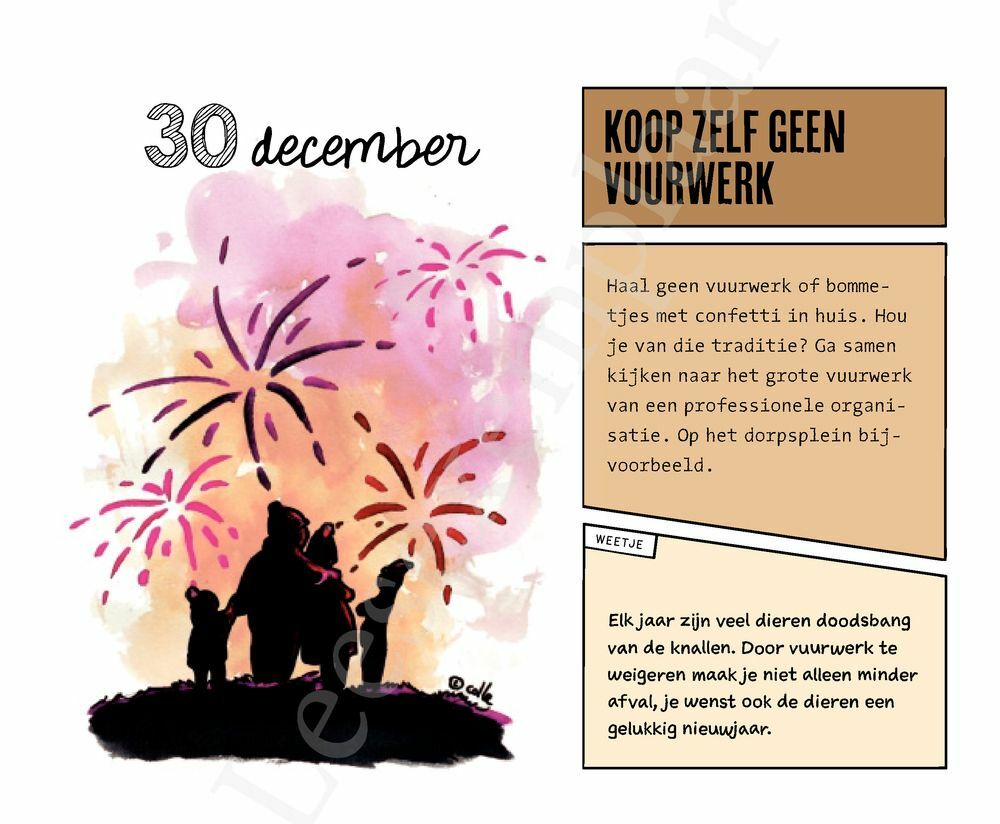 Preview: Zero waste kalender