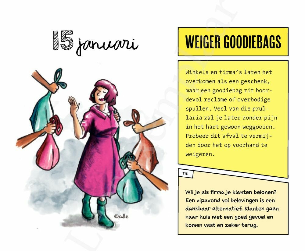 Preview: Zero waste kalender