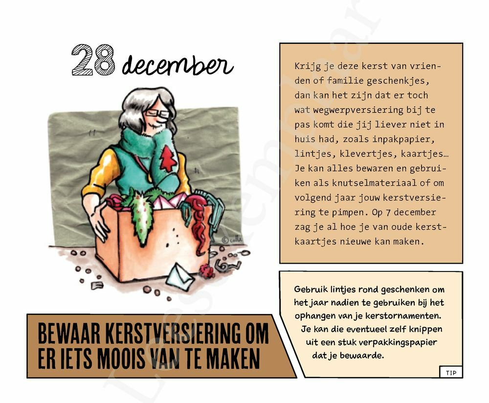 Preview: Zero waste kalender